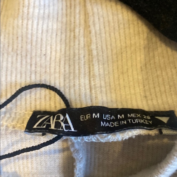 Zara OatmealMock Neck Sweater Dress - Picture 2 of 5